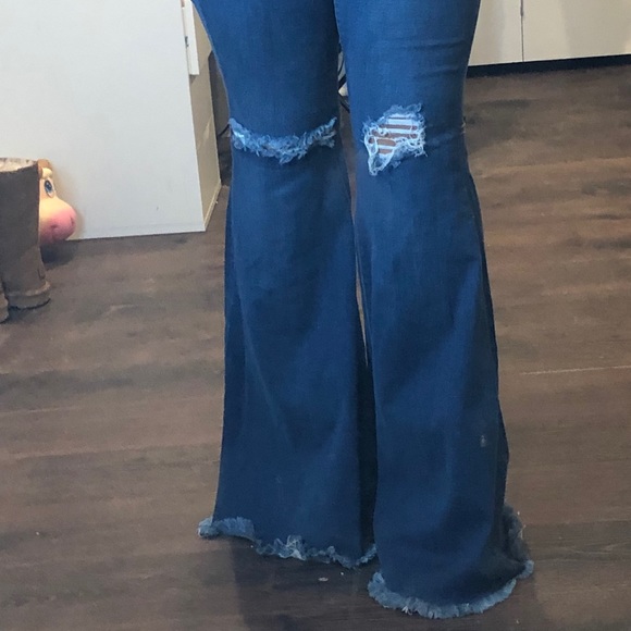 Denim flare jeans - Picture 2 of 8